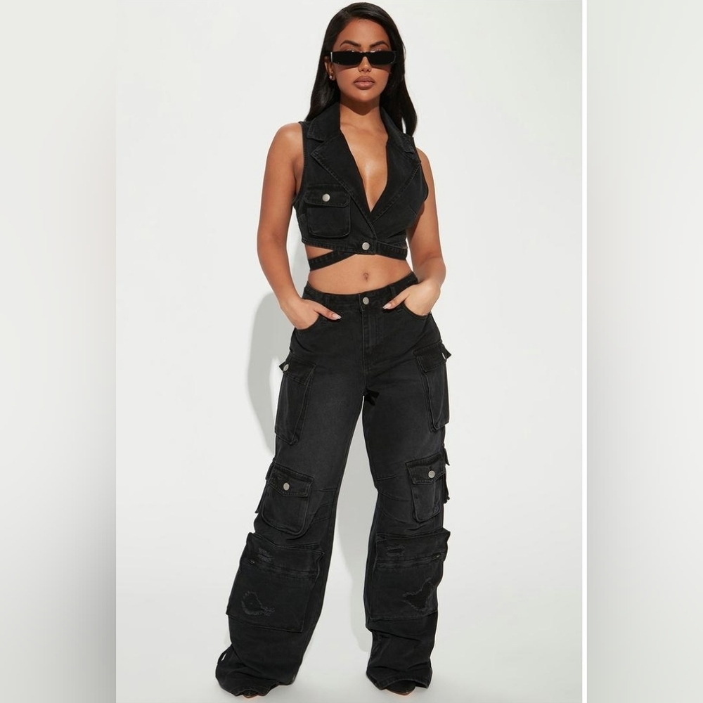 Fashion Nova Bille Cargo Set